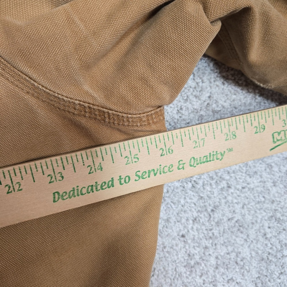 Vintage Carhartt Corduroy Collar Duck canvas Quilt Lined coat distressed men 2XL - Picture 7 of 8